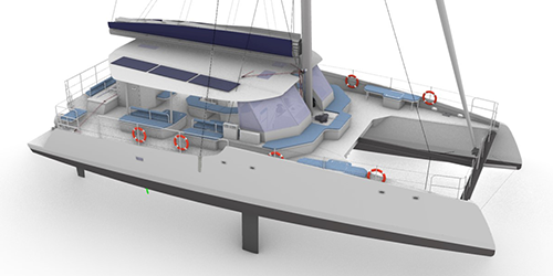 waterworld catamaran design