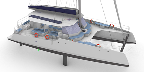 trimaran a vela