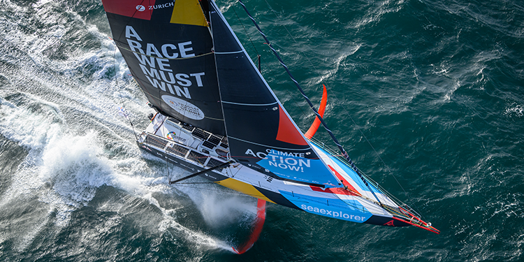 Trimaran Team Malizia à la Transat Jacques Vabre