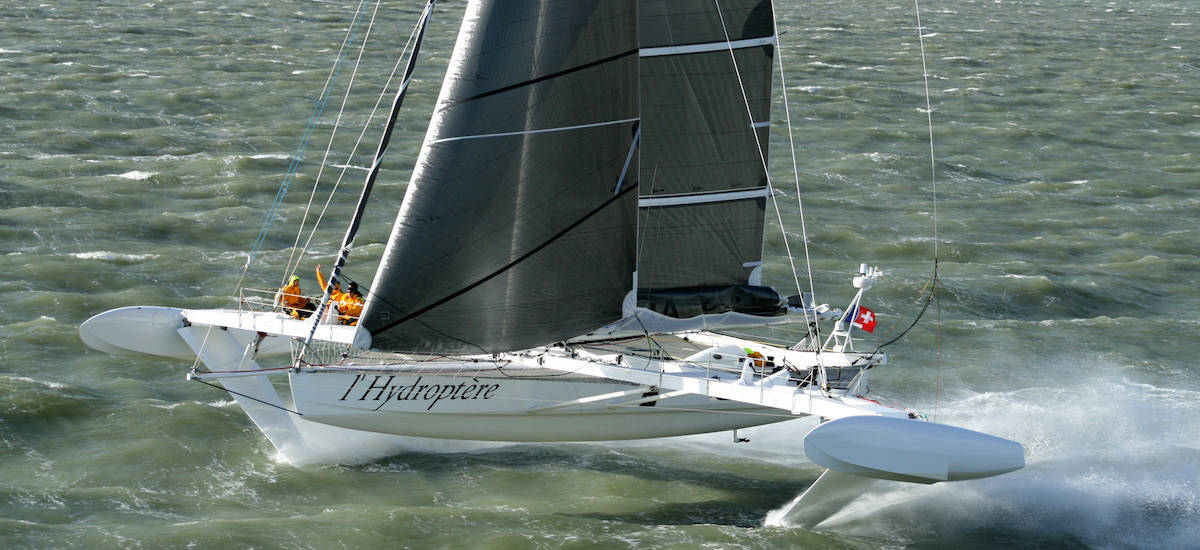 hydroptere trimaran