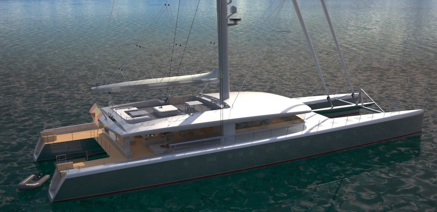 Concept catamaran Boreas VPLP design